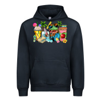 Navy summer teacher coffee cups Urban Hoodie - Zillion Design Studio