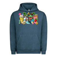 Pigment Midnight Navy summer teacher coffee cups Urban Hoodie - Zillion Design Studio