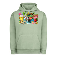 Summer Teacher Coffee Cups Urban Hoodie | Teevron