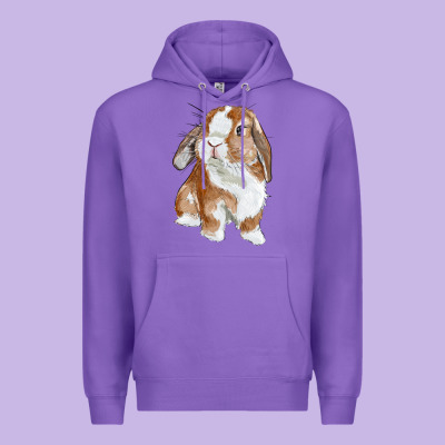 Cute Bunny Premium Hoodie Designed By Ranaportraitstore