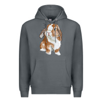 Rock cute bunny Premium Hoodie - RanaPortraitStore