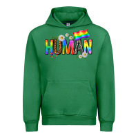 Emerald human with daisies Urban Hoodie - texasbilliewilder