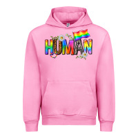 Fuchsia Pink human with daisies Urban Hoodie - texasbilliewilder