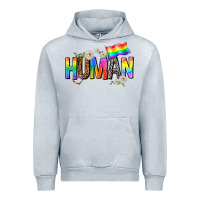 Heather Grey human with daisies Urban Hoodie - texasbilliewilder