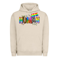 Pigment French Oak human with daisies Urban Hoodie - texasbilliewilder