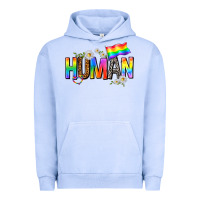 Pigment Grape Ice human with daisies Urban Hoodie - texasbilliewilder