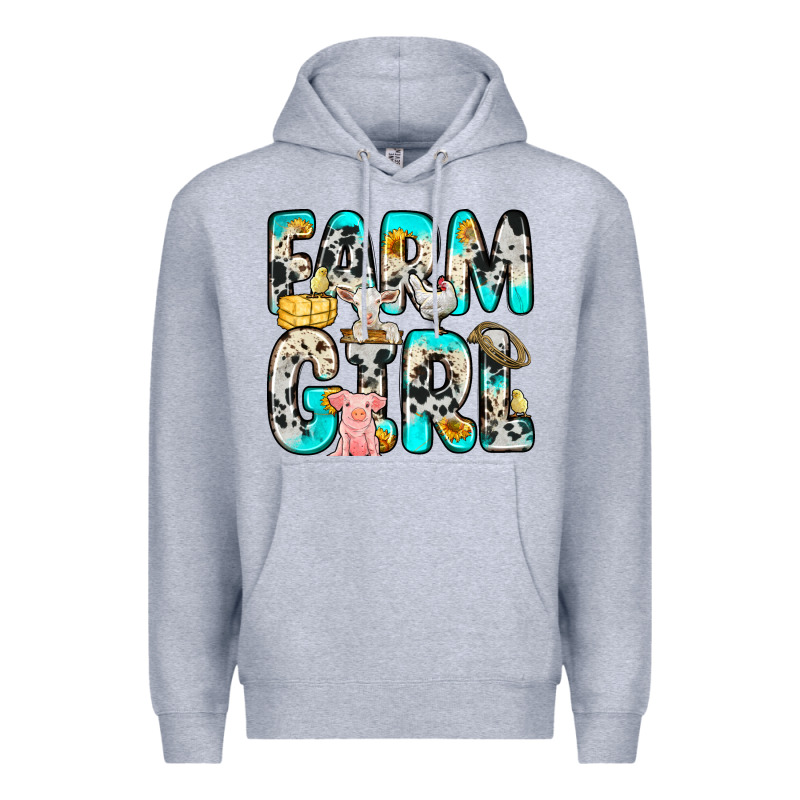 Farm Girl Premium Hoodie by Zillion Design Studio | Teevron