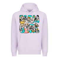 Lilac farm girl Premium Hoodie - Zillion Design Studio