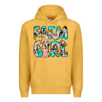 Mustard farm girl Premium Hoodie - Zillion Design Studio