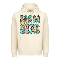 Sandshell farm girl Premium Hoodie - Zillion Design Studio