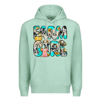 Seafoam farm girl Premium Hoodie - Zillion Design Studio