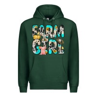 Sports Green farm girl Premium Hoodie - Zillion Design Studio