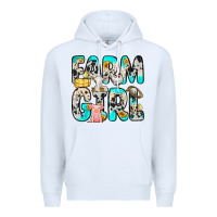 White farm girl Premium Hoodie - Zillion Design Studio