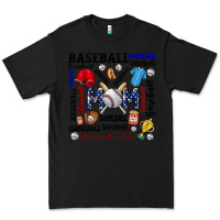 Black baseball mom Premium Tee - CowhideDigitalArt