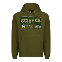 Army Green science teacher Premium Hoodie - texasbilliewilder