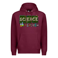 Burgundy science teacher Premium Hoodie - texasbilliewilder