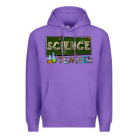 Purple science teacher Premium Hoodie - texasbilliewilder