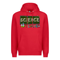 Red science teacher Premium Hoodie - texasbilliewilder