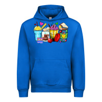Cobalt school coffee cups Urban Hoodie - Zillion Design Studio