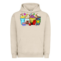 Pigment French Oak school coffee cups Urban Hoodie - Zillion Design Studio