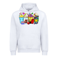 White school coffee cups Urban Hoodie - Zillion Design Studio