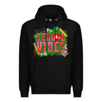 Black school vibes Premium Hoodie - texasbilliewilder
