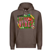 Coffee school vibes Premium Hoodie - texasbilliewilder