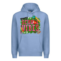 Colony Blue school vibes Premium Hoodie - texasbilliewilder
