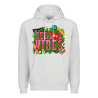 Dove Grey school vibes Premium Hoodie - texasbilliewilder