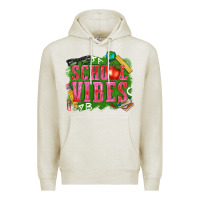 Oatmeal Heather school vibes Premium Hoodie - texasbilliewilder