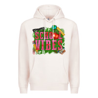 Pale Pink school vibes Premium Hoodie - texasbilliewilder