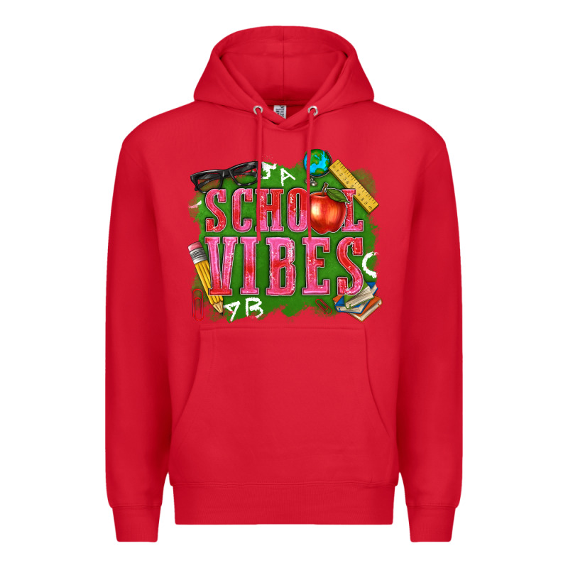 School Vibes Premium Hoodie by texasbilliewilder | Teevron