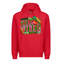 Red school vibes Premium Hoodie - texasbilliewilder