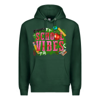 Sports Green school vibes Premium Hoodie - texasbilliewilder