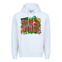 White school vibes Premium Hoodie - texasbilliewilder