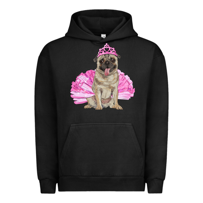 Balerina Pug With Tutu Urban Hoodie by RanaPortraitStore | Teevron