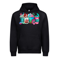 Foreset Green mermaid coffee cups Urban Hoodie - Zillion Design Studio