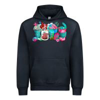 Navy mermaid coffee cups Urban Hoodie - Zillion Design Studio