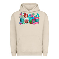 Pigment French Oak mermaid coffee cups Urban Hoodie - Zillion Design Studio