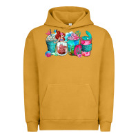 Pigment Peanut Butter mermaid coffee cups Urban Hoodie - Zillion Design Studio