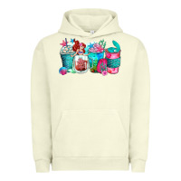 Pigment Pistachio mermaid coffee cups Urban Hoodie - Zillion Design Studio