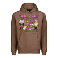 Chestnut coffee and weed my favorite plants Premium Hoodie - Zillion Design Studio
