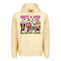 Pina Colada coffee and weed my favorite plants Premium Hoodie - Zillion Design Studio