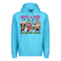 Ocean Blue coffee and weed my favorite plants Premium Hoodie - Zillion Design Studio