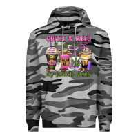 Slate Camo coffee and weed my favorite plants Premium Hoodie - Zillion Design Studio