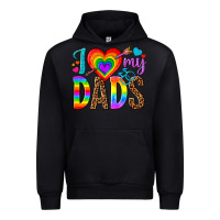 Black i love my dads Urban Hoodie - texasbilliewilder