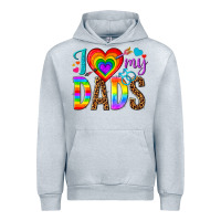Heather Grey i love my dads Urban Hoodie - texasbilliewilder
