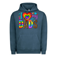 Pigment Midnight Navy i love my dads Urban Hoodie - texasbilliewilder