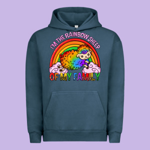 I M The Rainbow Sheep Of My Family Pride Lgbtq Urban Hoodie Designed By Texasbilliewilder