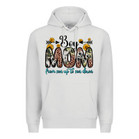 Dove Grey boy mom from son up to son down Premium Hoodie - Zillion Design Studio